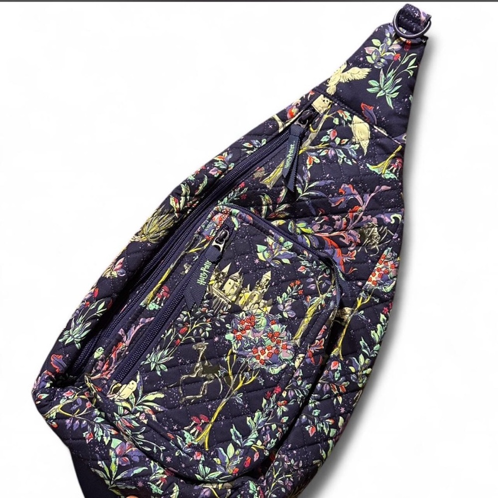 Vera Bradley Harry Potter Forbidden Forrest Sling Backpack Large/Regular Sz EUC